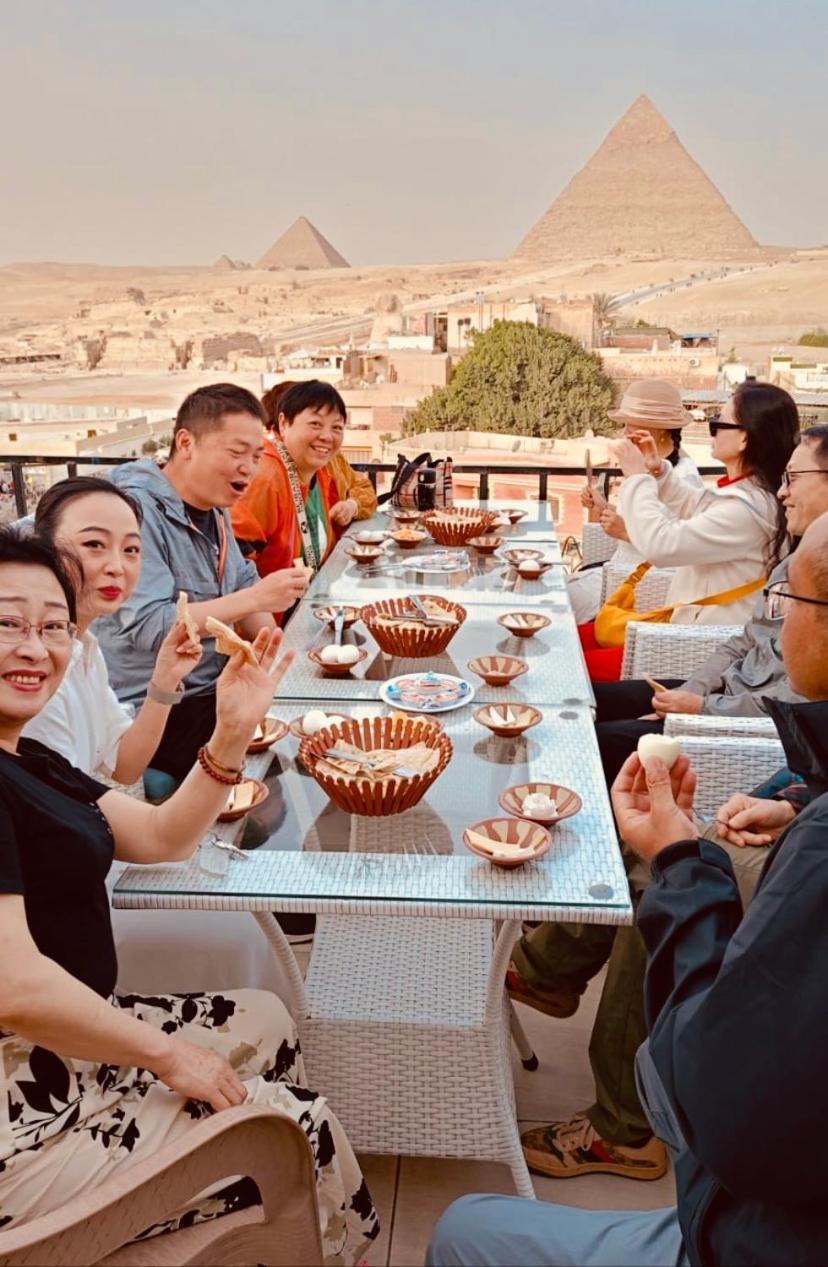 Golden Pyramids Inn Kafret el-Gabal Dış mekan fotoğraf