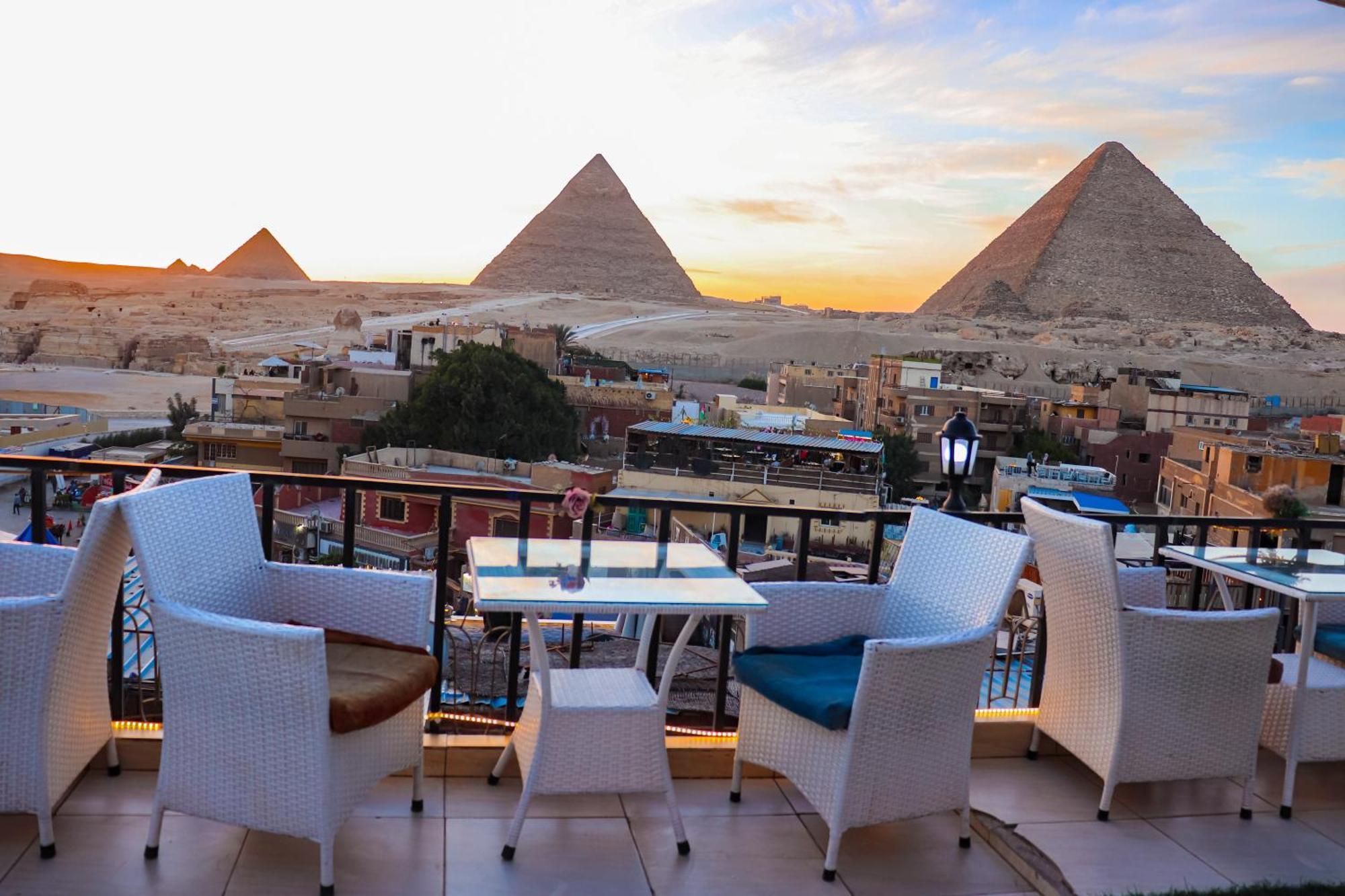 Golden Pyramids Inn Kafret el-Gabal Dış mekan fotoğraf